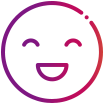 Icone de um emoji feliz